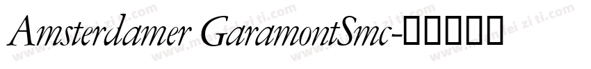 Amsterdamer GaramontSmc字体转换
